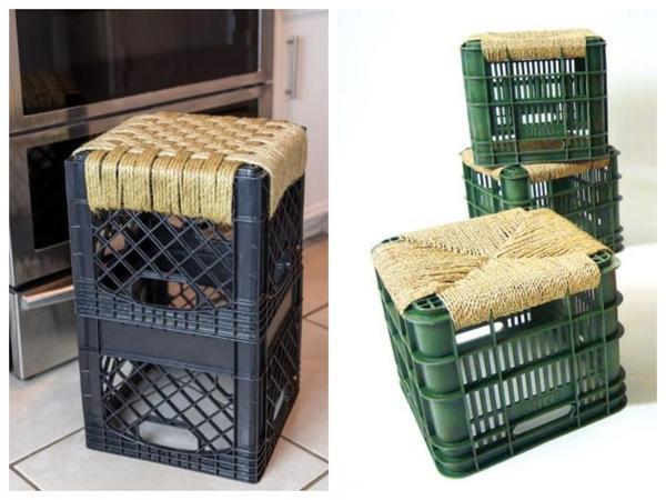 9 способов полезного использования пластмассовых ящиков на даче