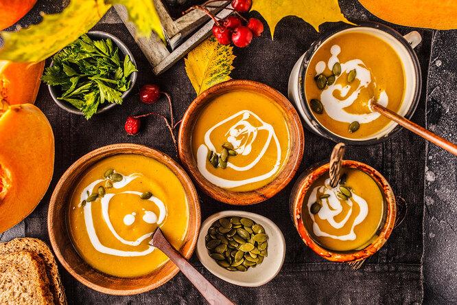 Рецепты необычайно вкусных супов-пюре из спаржи, грибов и тыквы