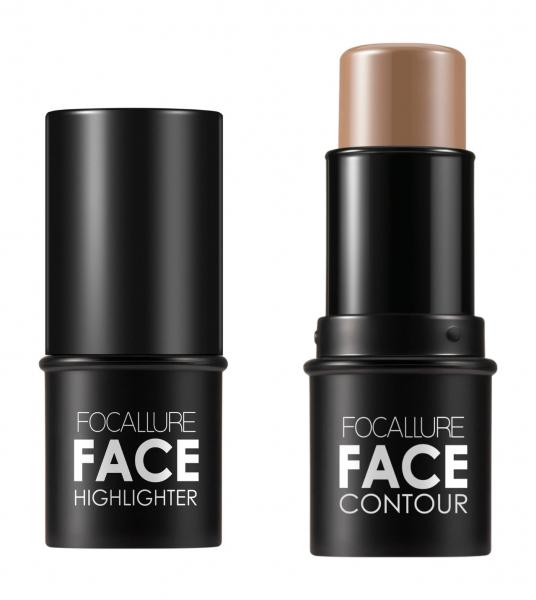 Focallure Highlighter & Contour Multi Stick Кремовый стик-скульптор для лица | 10 Тёплый коричневый