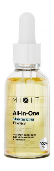 Mixit All-in-One Essence Moisturizing Serum & Skin Soothing Primer Праймер-эссенция под макияж на основе комплекса ценных растительных масел