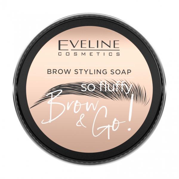 Eveline Brow & Go! Brow Styling Soap Прозрачное мыло для укладки бровей